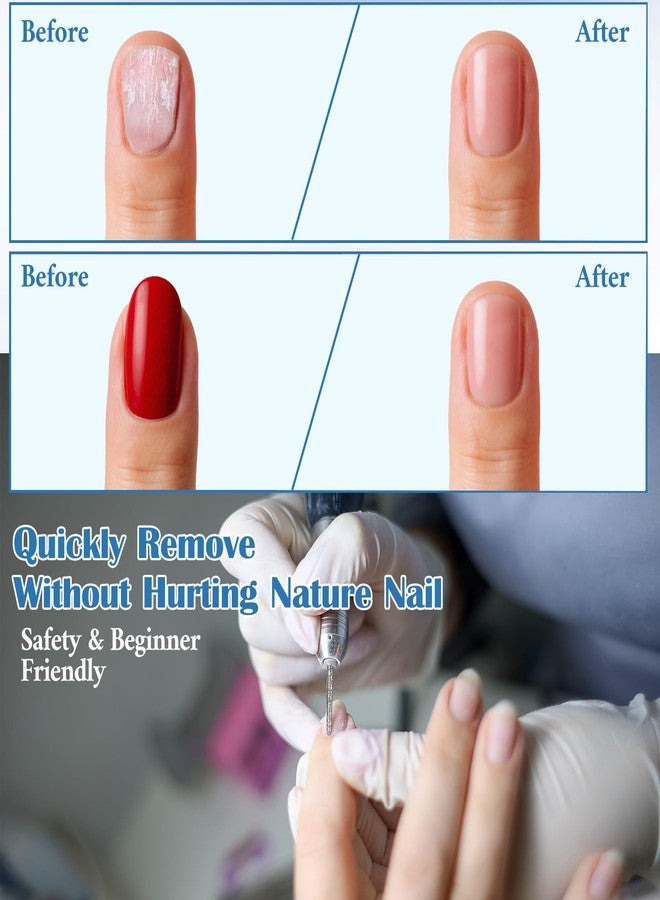 Quilax 6Piece Cuticle Nail Drill Bit Set, Cuticle Bit for Nail Drill, Professional Tungsten Steel Diamond Grit Nails Bits for Precise Cuticles Care - Image 4